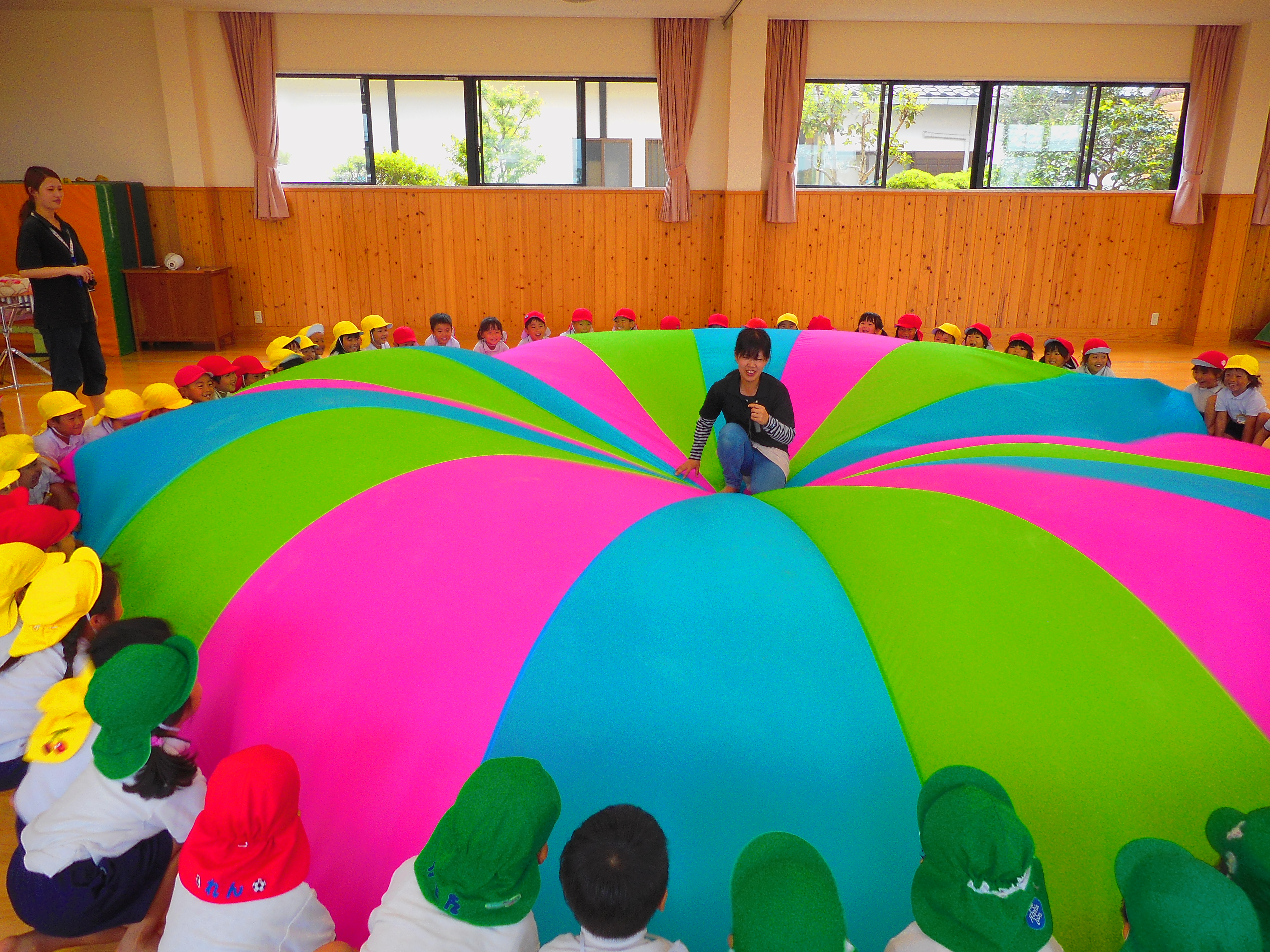 星組バルーンをしてみましたよ 光生幼稚園